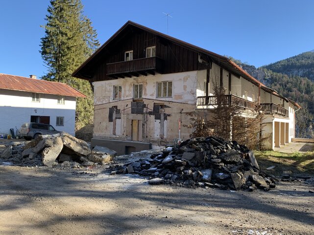 Planungsbüro Iffeldorf - Thomas Link - Sanierungen-Sanierung Berggasthof Garmisch-Partenkirchen